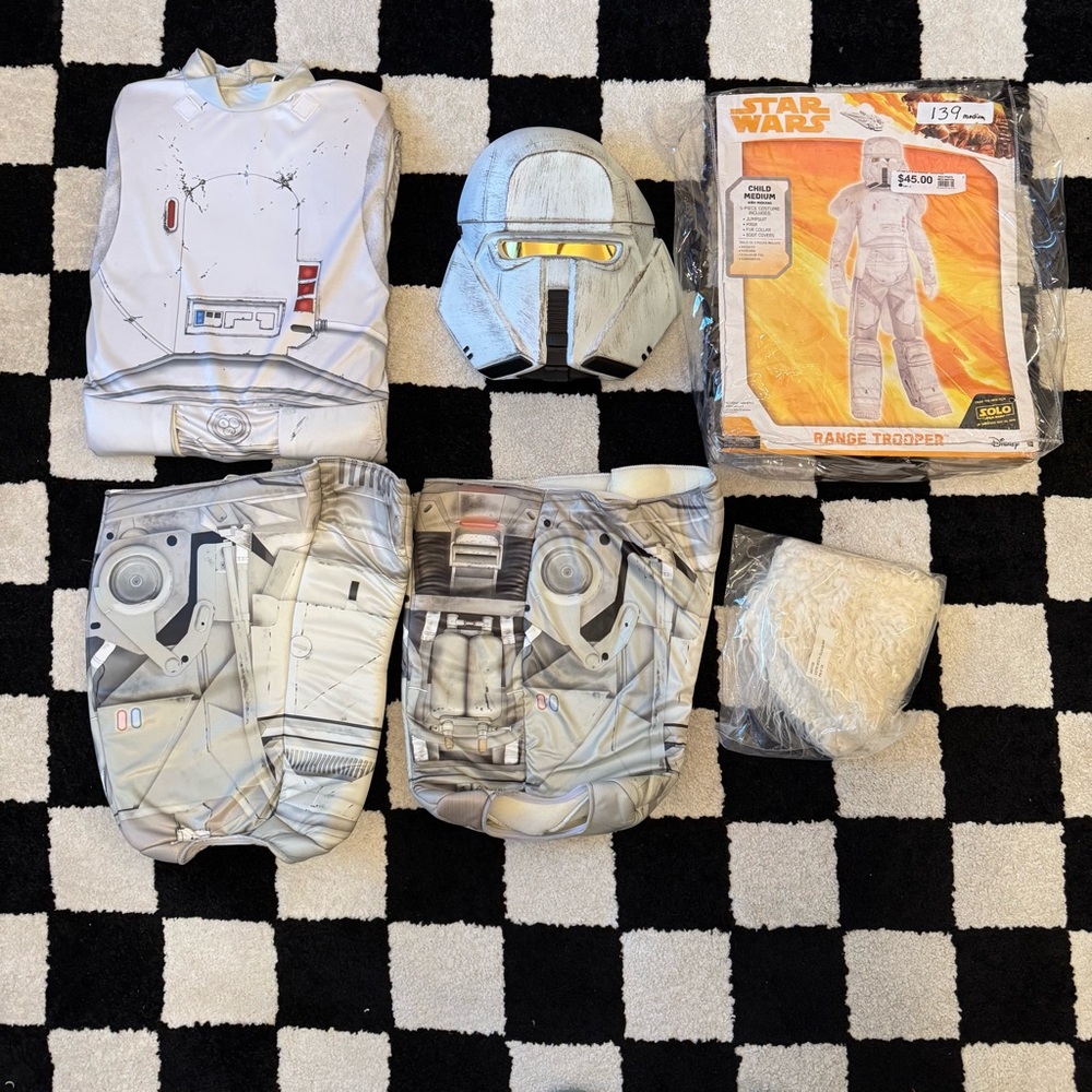 New Disney Star Wars Range Trooper Costume Size Small